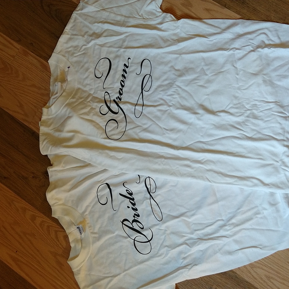 Bride and Groom T shirts